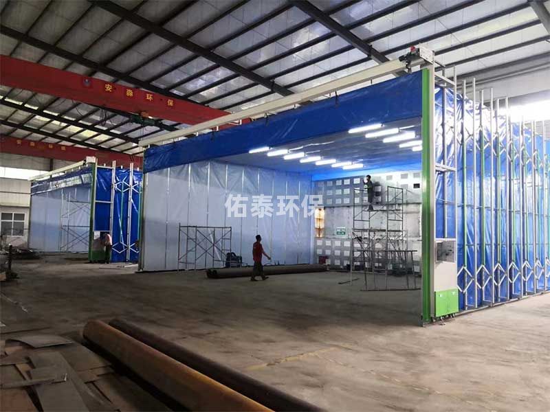 移動伸縮式噴漆房日常使用要注意的問題有哪些？